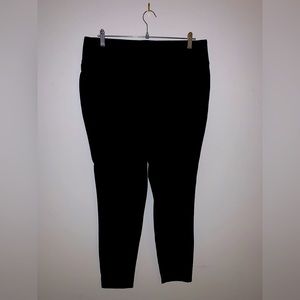 Avenue Ponte Leggings | Wide Elasticized Waistband | 0X | Black | NEW